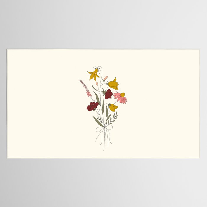 Wildflowers Bouquet Tablecloth Gallery Image 2