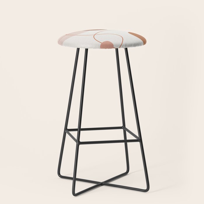 Abstract Modern Art 21 Stool Gallery Image 1