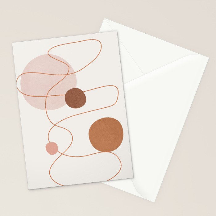 Abstract Modern Art 21 Stationery Card Gallery Image 2