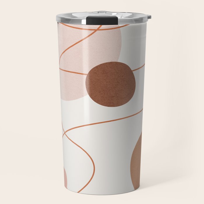 Abstract Modern Art 21 Travel Mug Gallery Image 1