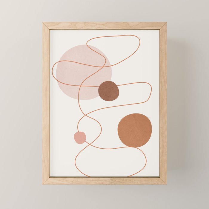 Abstract Modern Art 21 Mini Art Print Gallery Image 1