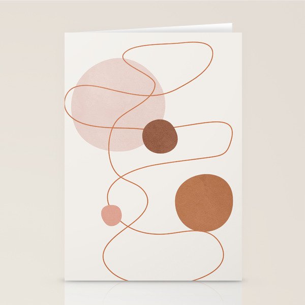 Abstract Modern Art 21 Stationery Card Gallery Image 1