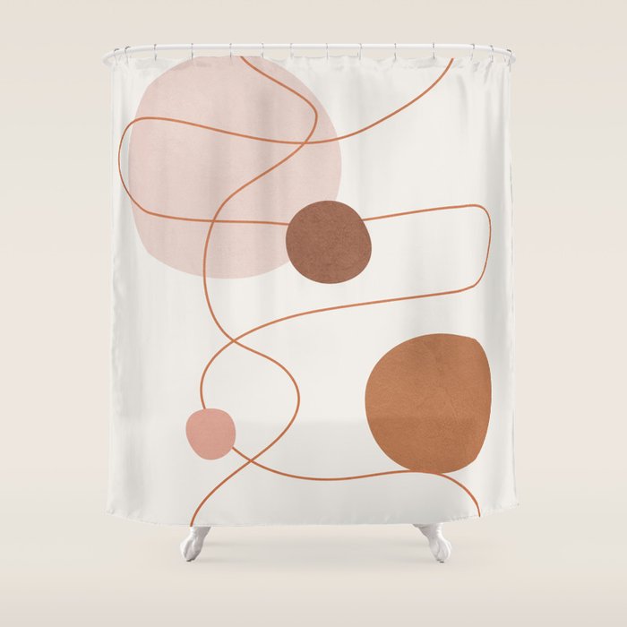 Abstract Modern Art 21 Shower Curtain Gallery Image 1
