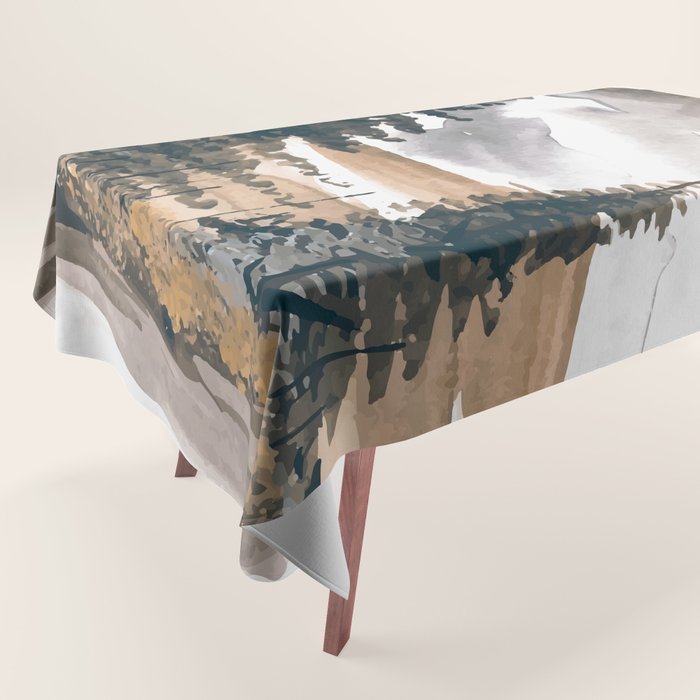 Beautiful Winter Memory Tablecloth Gallery Image 1
