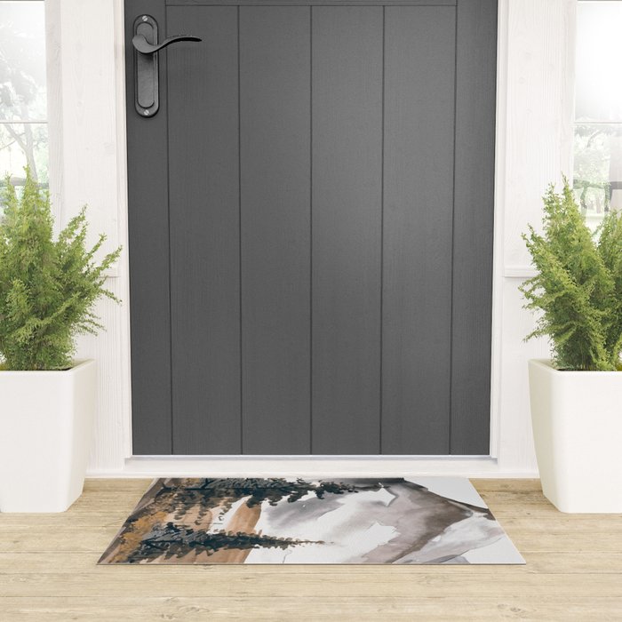 Beautiful Winter Memory Welcome Mat Gallery Image 3