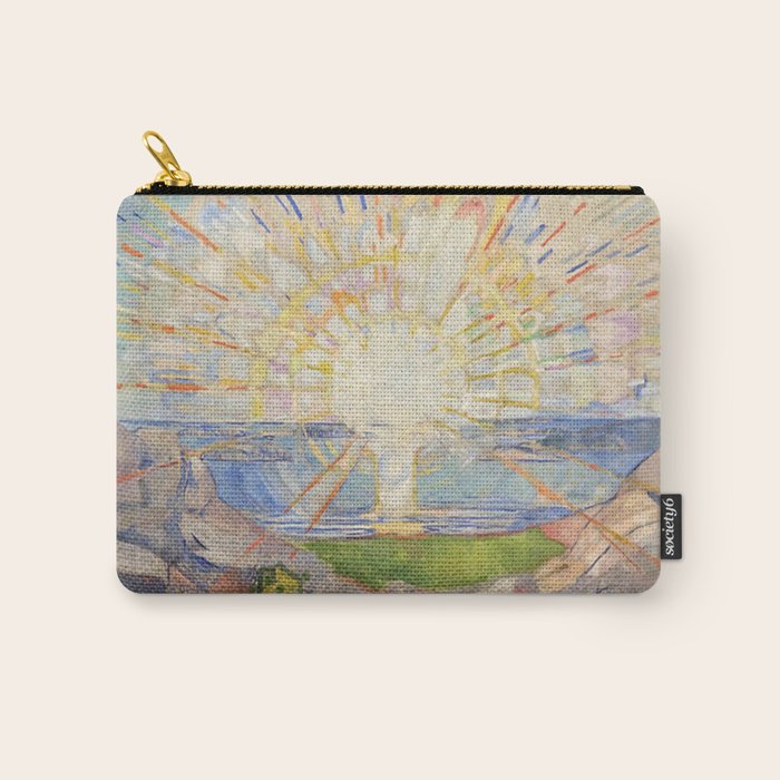 Edvard Munch - The Sun (Solen) (1911)  Carry All Pouch Gallery Image 1