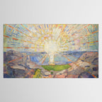 Edvard Munch - The Sun (Solen) (1911)  Tablecloth Gallery Image 2