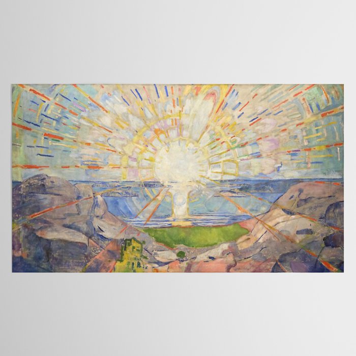 Edvard Munch - The Sun (Solen) (1911)  Tablecloth Gallery Image 2