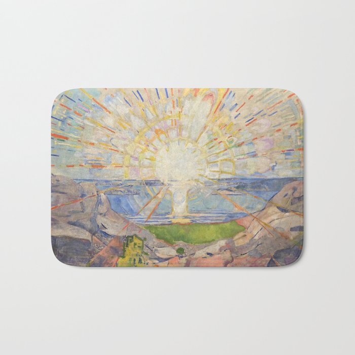 Edvard Munch - The Sun (Solen) (1911)  Bath Mat Gallery Image 1