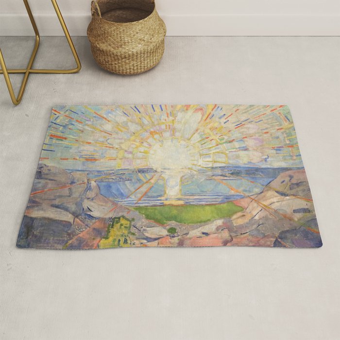 Edvard Munch - The Sun (Solen) (1911)  Rug Gallery Image 1