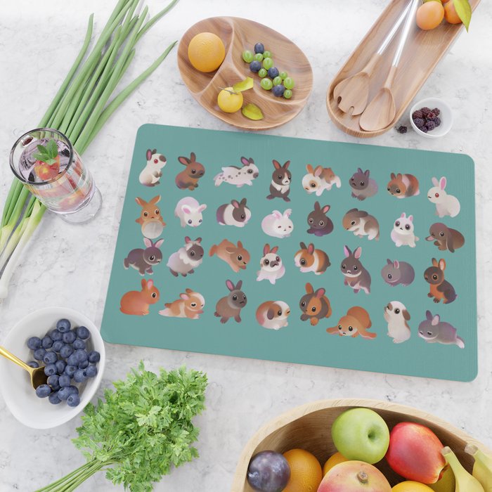 Bunny day Cutting Board Gallery Image 2