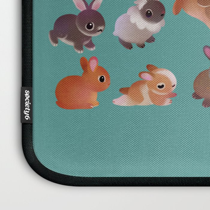 Bunny day Laptop Sleeve Gallery Image 3