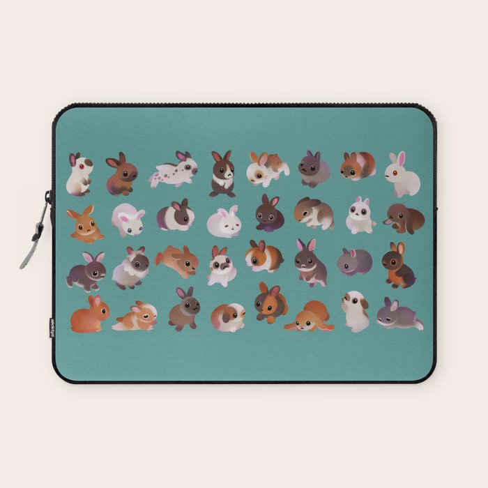 Bunny day Laptop Sleeve Gallery Image 1