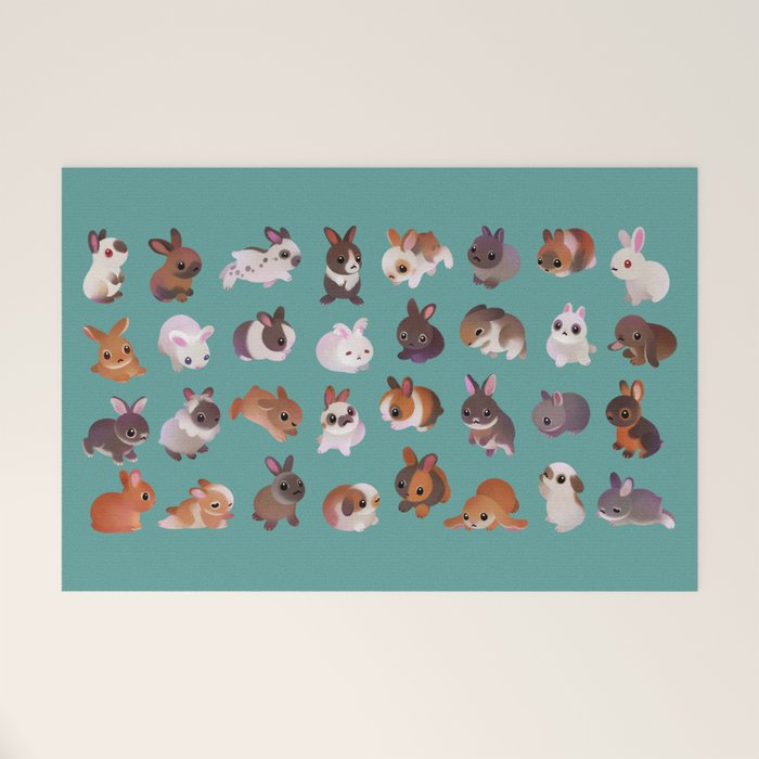 Bunny day Welcome Mat Gallery Image 1