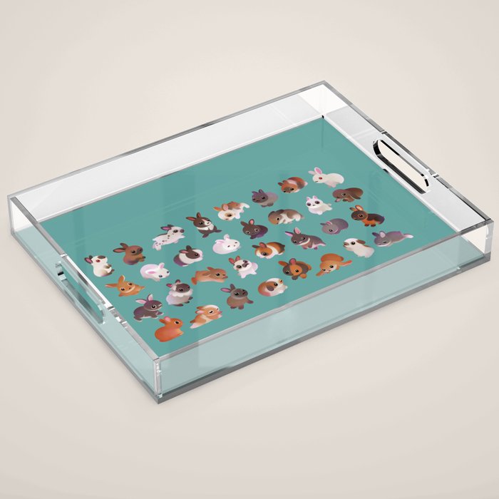 Bunny day Acrylic Tray Gallery Image 1