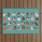 Bunny day Outdoor Rug Gallery Image 1
