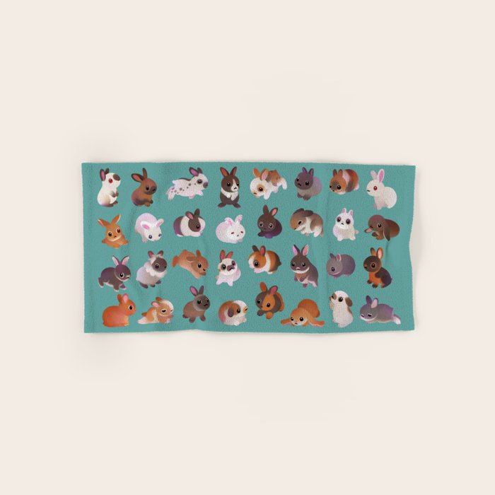 Bunny day Bath Towel Gallery Image 1