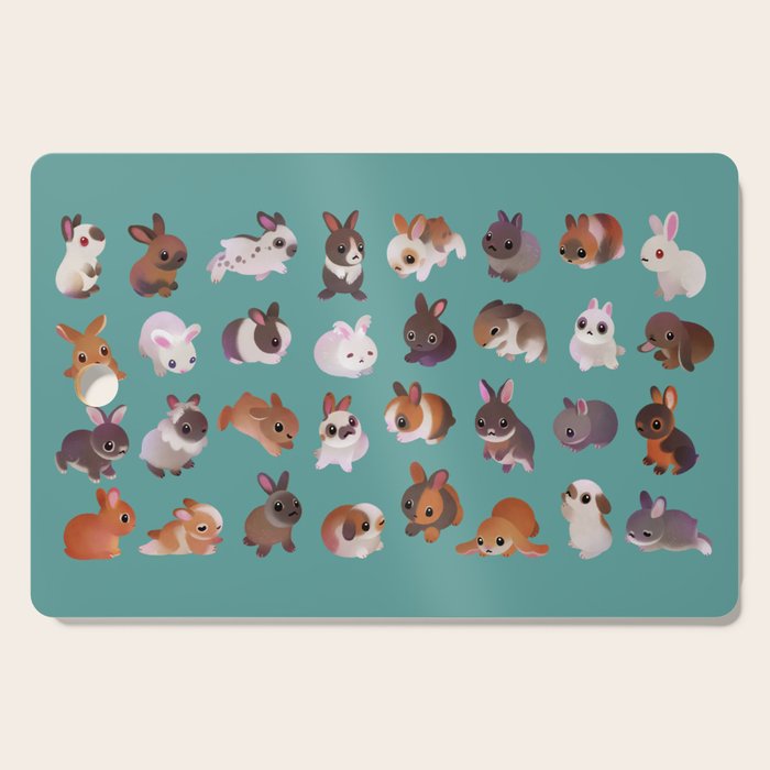 Bunny day Cutting Board Gallery Image 1