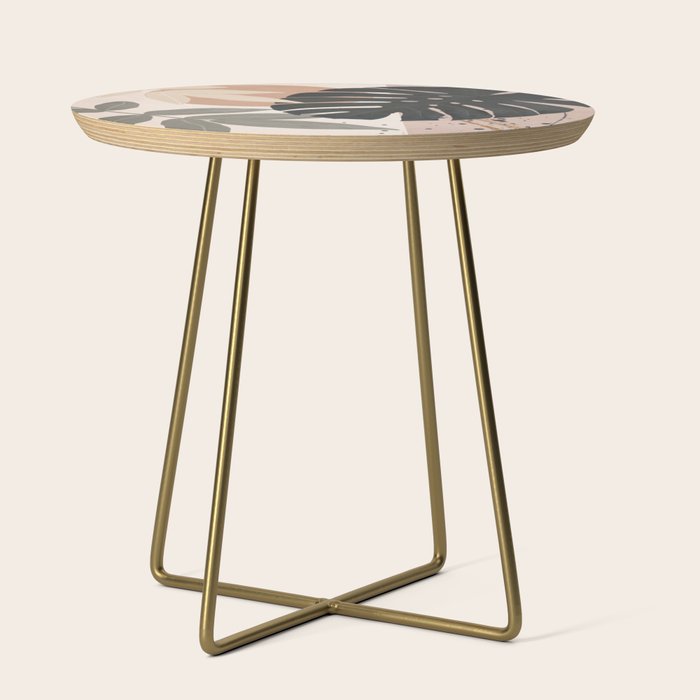 Abstract Tropical Art X Side Table Gallery Image 1
