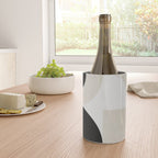 geometry mid modern black white II Wine Chiller Gallery Image 4