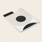 geometry mid modern black white II Notebook Gallery Image 3