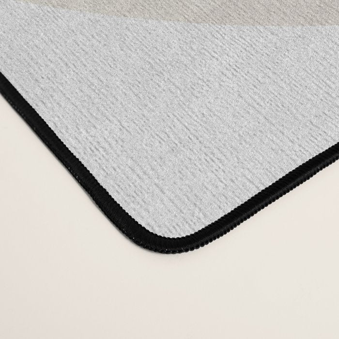 geometry mid modern black white II Desk Mat Gallery Image 4