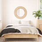 geometry mid modern black white II Duvet Cover Gallery Image 3