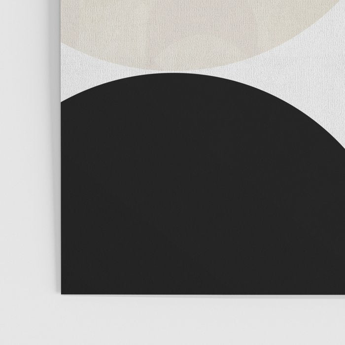 geometry mid modern black white II Poster Gallery Image 3