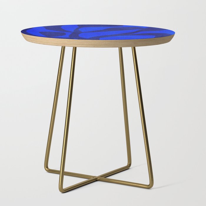 Abstract botanical- blue garden Side Table Gallery Image 1