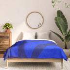 Abstract botanical- blue garden Comforter Gallery Image 3