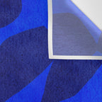 Abstract botanical- blue garden Wall Tapestry Gallery Image 3