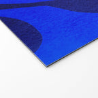 Abstract botanical- blue garden Welcome Mat Gallery Image 2
