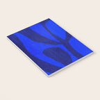 Abstract botanical- blue garden Notebook Gallery Image 3