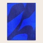 Abstract botanical- blue garden Notebook Gallery Image 4