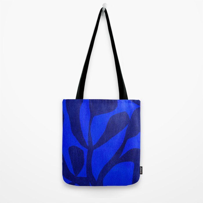 Abstract botanical- blue garden Tote Bag Gallery Image 2