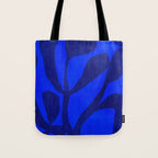 Abstract botanical- blue garden Tote Bag Gallery Image 1