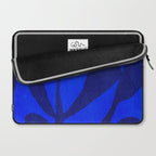 Abstract botanical- blue garden Laptop Sleeve Gallery Image 2