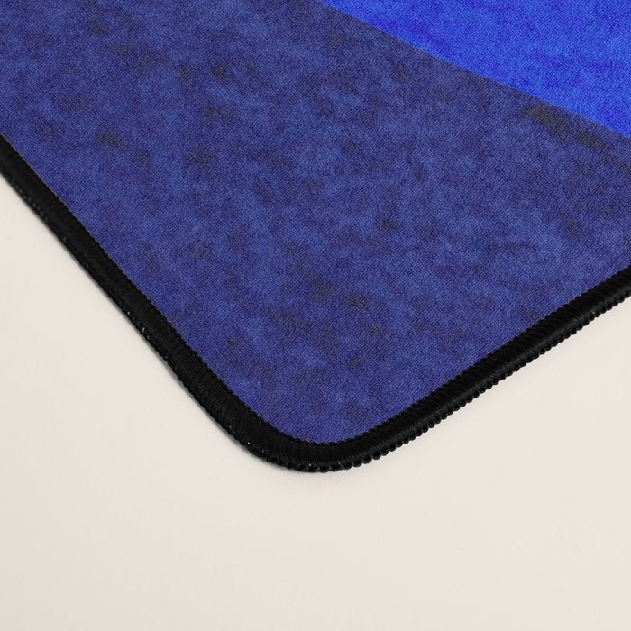 Abstract botanical- blue garden Desk Mat Gallery Image 4