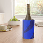 Abstract botanical- blue garden Wine Chiller Gallery Image 4