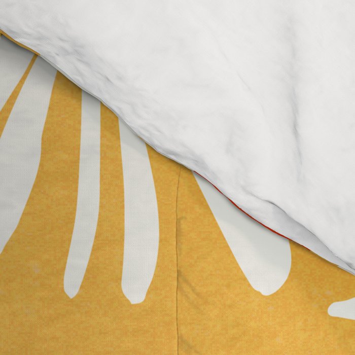 Summer Daisy: Tangerine Edition Comforter Gallery Image 4