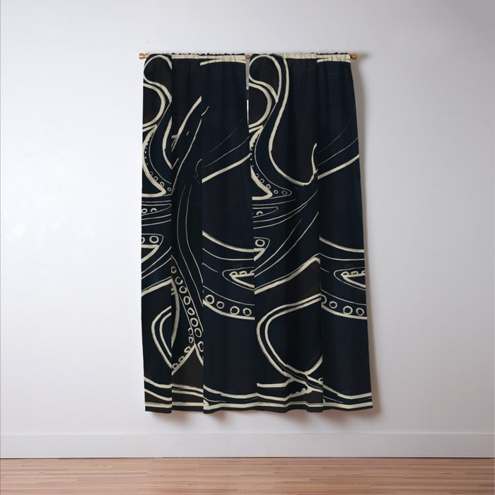 Octopus Window Curtain Gallery Image 3