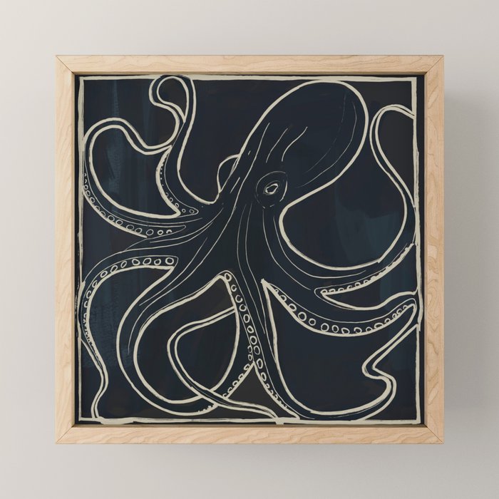 Octopus Mini Art Print Gallery Image 1