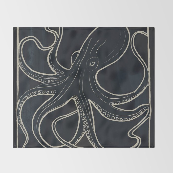 Octopus Throw Blanket Gallery Image 2