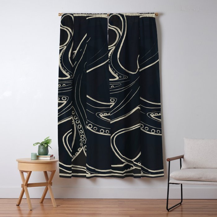 Octopus Window Curtain Gallery Image 1