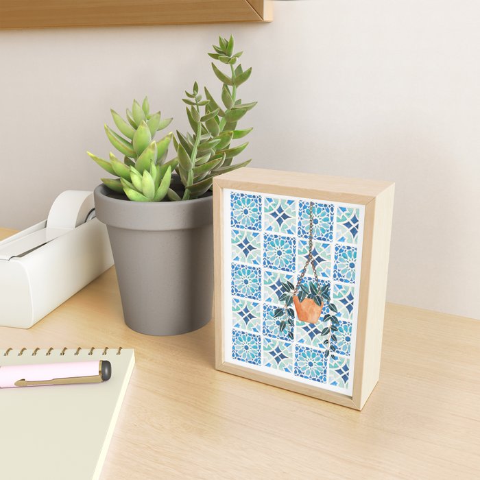 Moroccan Tiles Mini Art Print Gallery Image 2