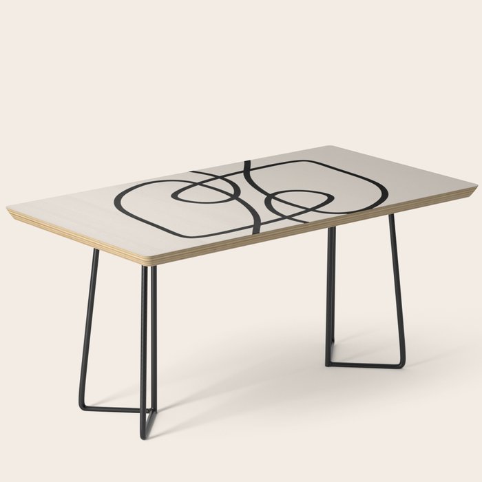 Modern Line Art Coffee Table Gallery Image 1