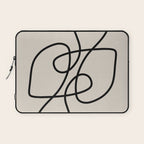Modern Line Art Laptop Sleeve Gallery Image 1