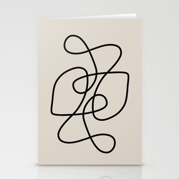 Modern Line Art Stationery Card Gallery Image 2