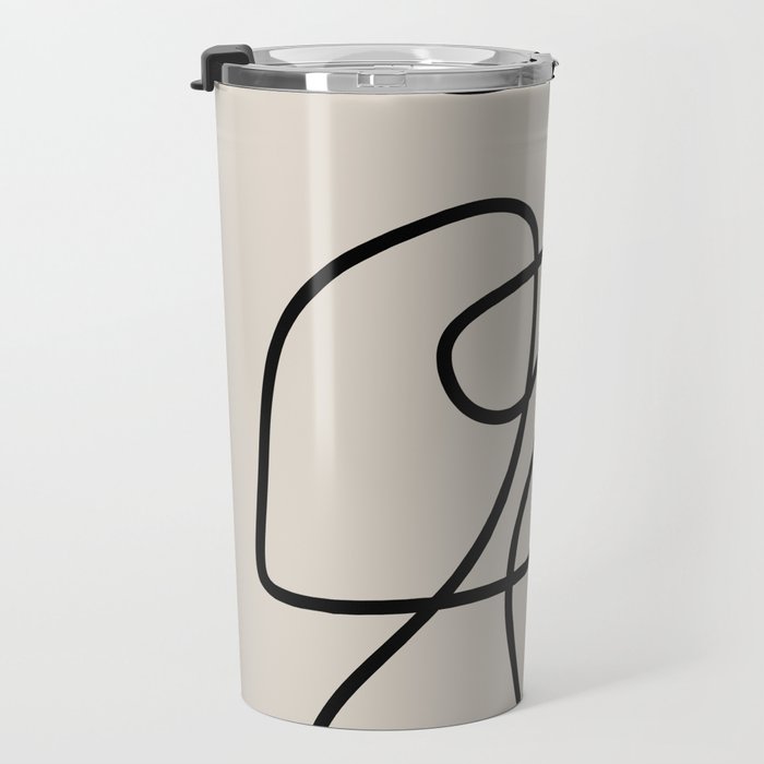 Modern Line Art Travel Mug Gallery Image 3