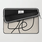 Modern Line Art Laptop Sleeve Gallery Image 2